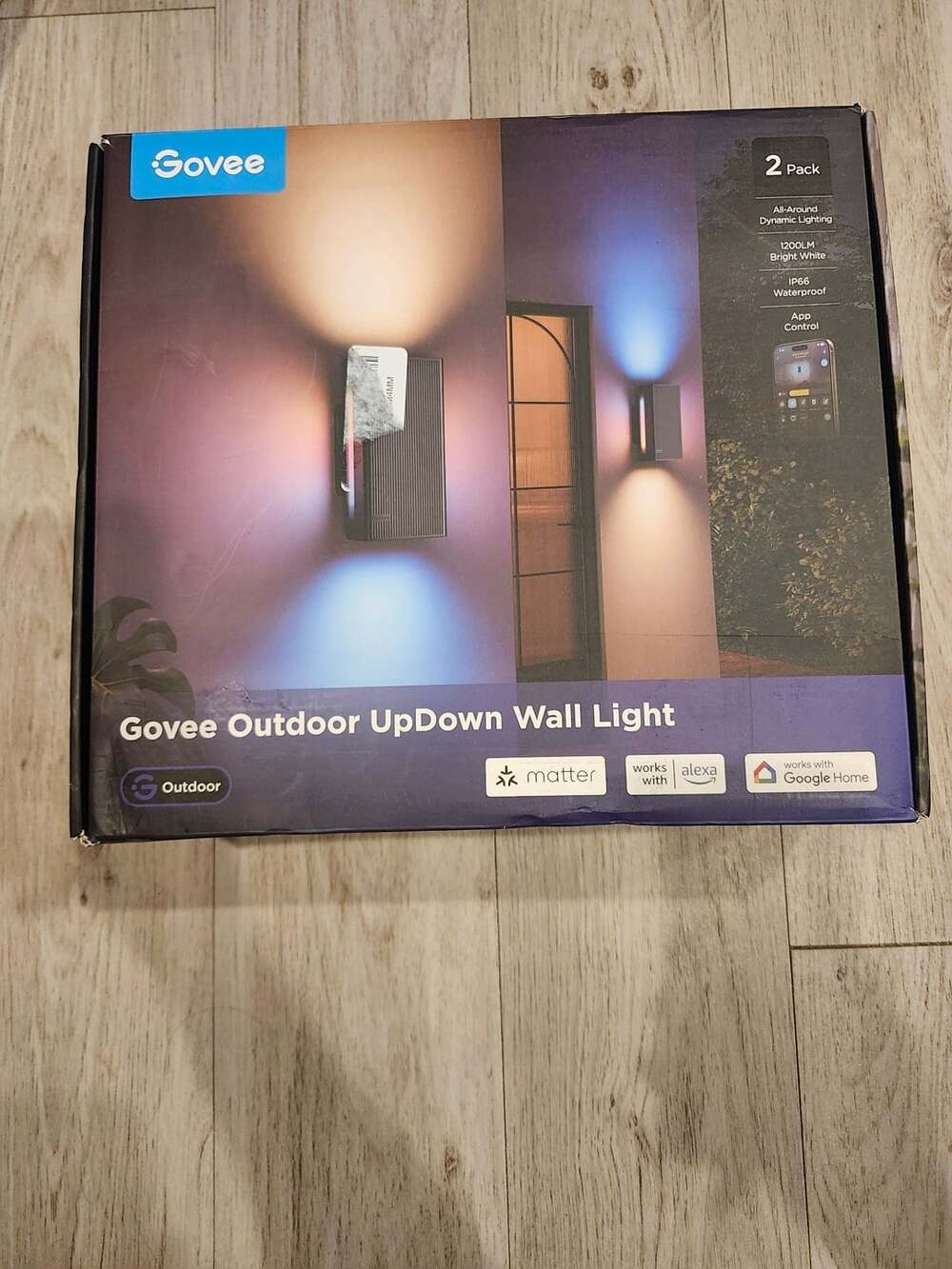 Govee Outdoor UpDown Wall Light 2 Pack